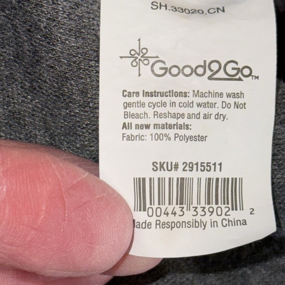 Good2Go Gray Fleece Pet Carrier/Sling - Picture 4 of 4